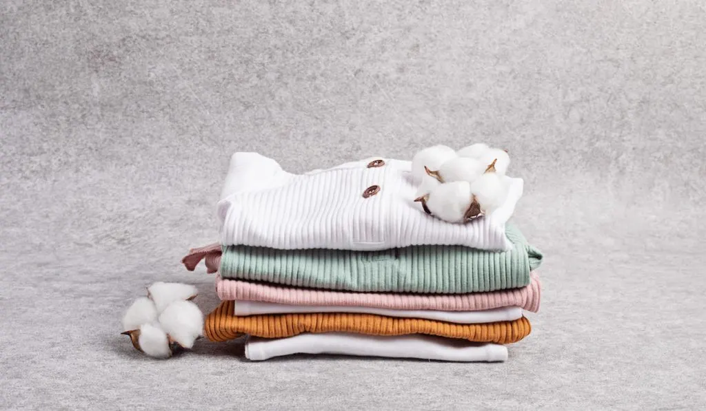 Gender neutral baby garment. Organic cotton clothes, newborn fashion